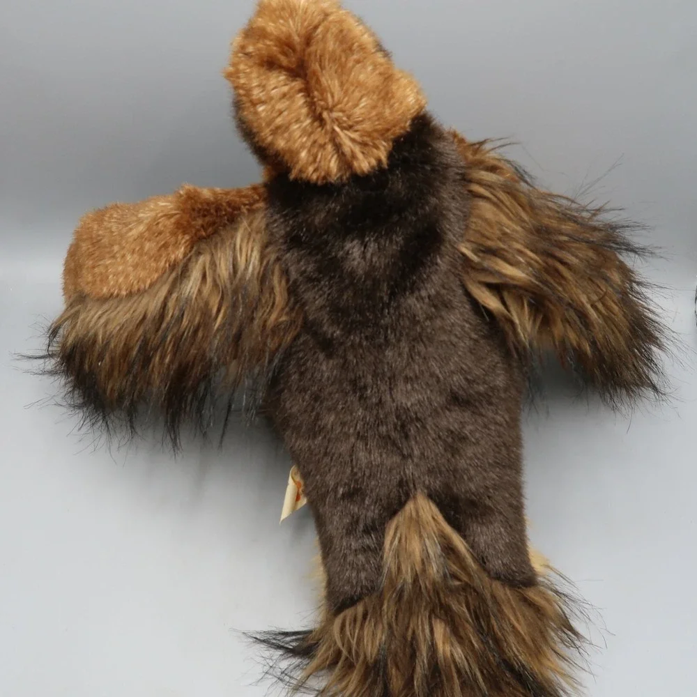 Folkmanis Large Golden Eagle Hand Puppet Brown & Gold Bird Rare